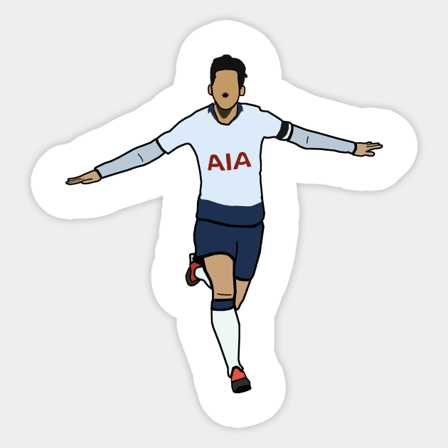 Son Heung Min - Tottenam Spurs Premier League Soccer Sticker by xavierjfong